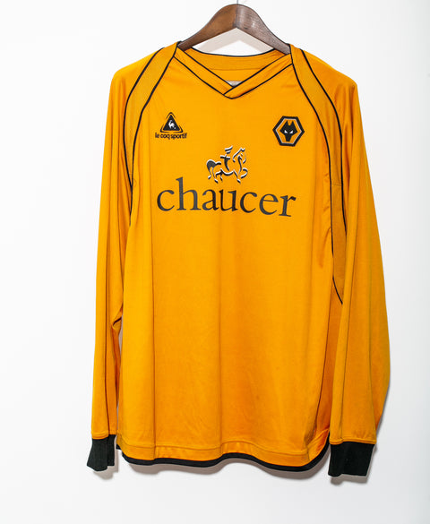 Wolves 2006-07 Long Sleeve Home Kit