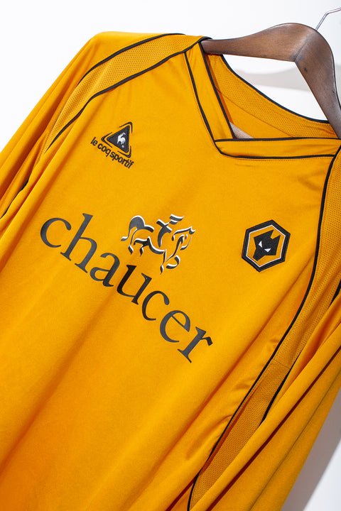 Wolves 2006-07 Long Sleeve Home Kit