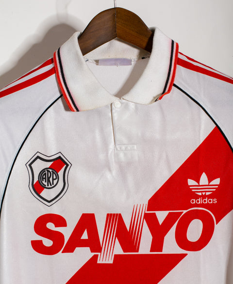 River Plate 1992-93 Long Sleeve Home Kit (L)