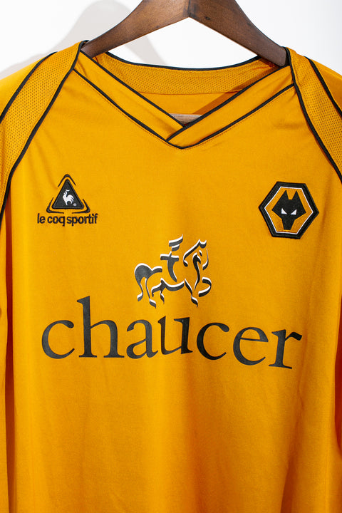 Wolves 2006-07 Long Sleeve Home Kit