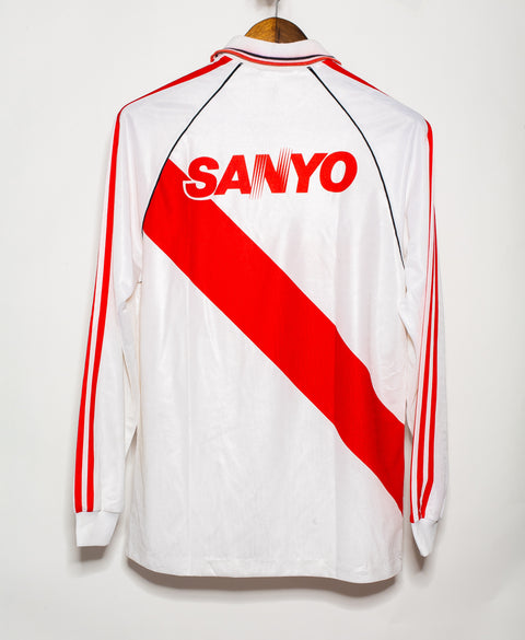 River Plate 1992-93 Long Sleeve Home Kit (L)