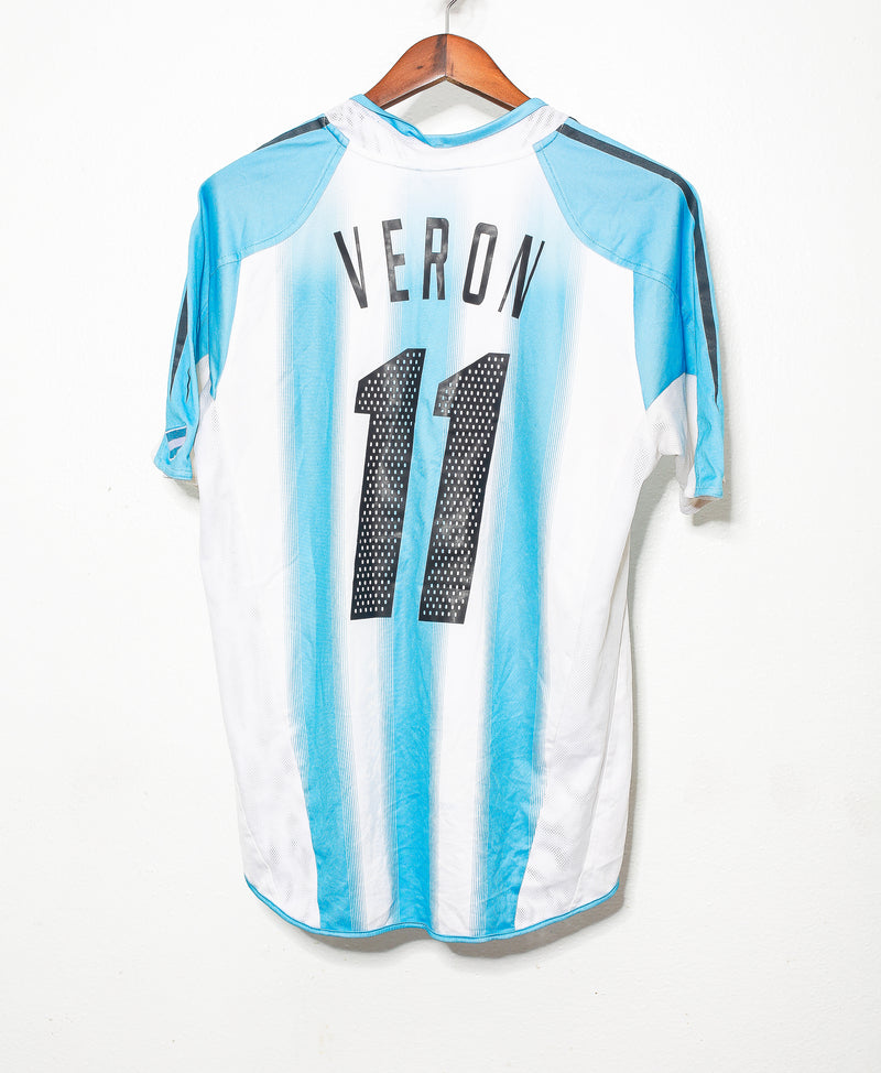 2004 Argentina Home #11 Veron ( M )