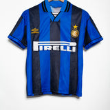 Inter Milan 1995-96 Roberto Carlos Home Kit (YL)