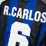Inter Milan 1995-96 Roberto Carlos Home Kit (YL)