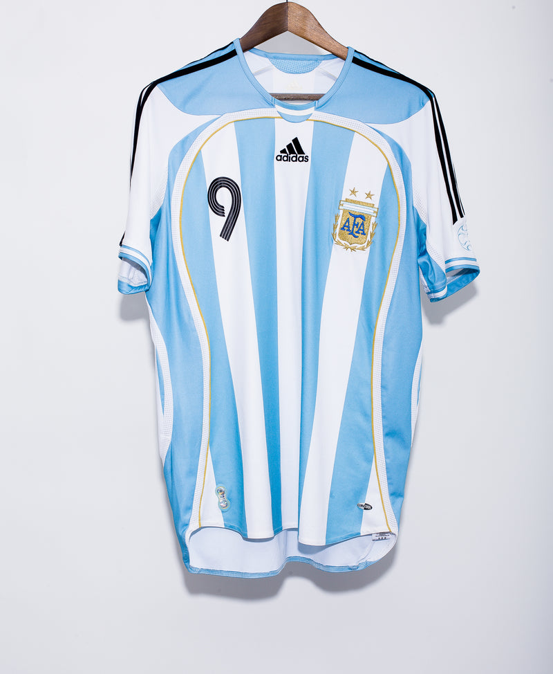 Crespo Argentina 2006 Home Kit #9