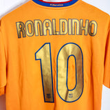 Barcelona 2006-07 Ronaldinho Away Kit (L)
