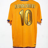 Barcelona 2006-07 Ronaldinho Away Kit (L)