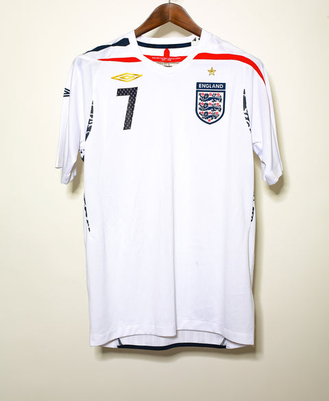 England 2008 Beckham Home Kit (M)