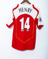 Arsenal 2004-05 Henry Home Kit ( M )