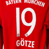 2015 Bayern Munich Long Sleeve #19 Gotze ( S )