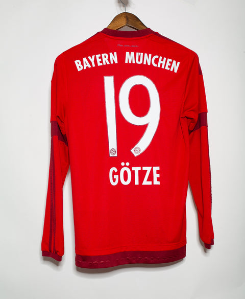 2015 Bayern Munich Long Sleeve #19 Gotze ( S )