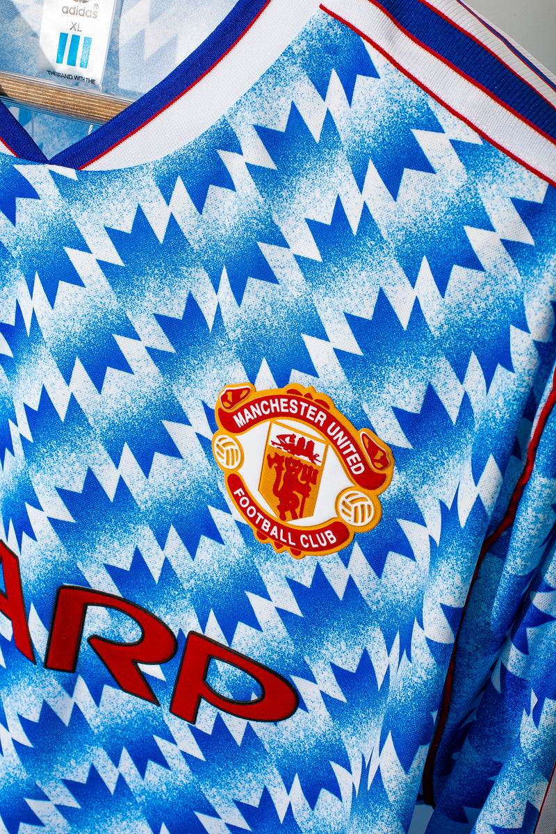 manchester united away jersey 1990 1991