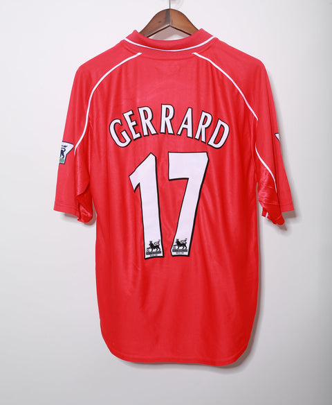 2000 -2001 Liverpool Gerrard Home Kit (XL)