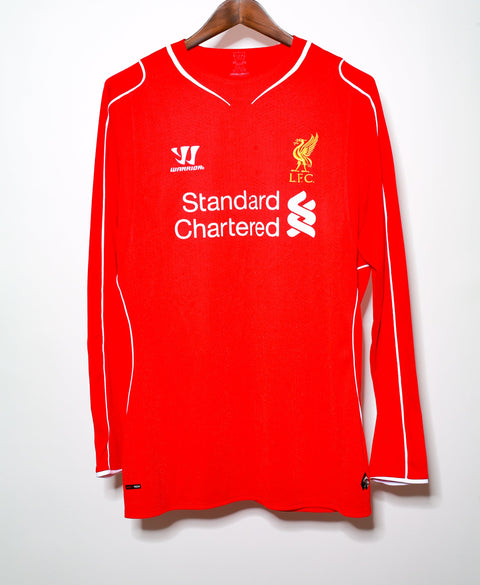 2014-15 Liverpool Gerrard Long Sleeve Home Kit (XL)