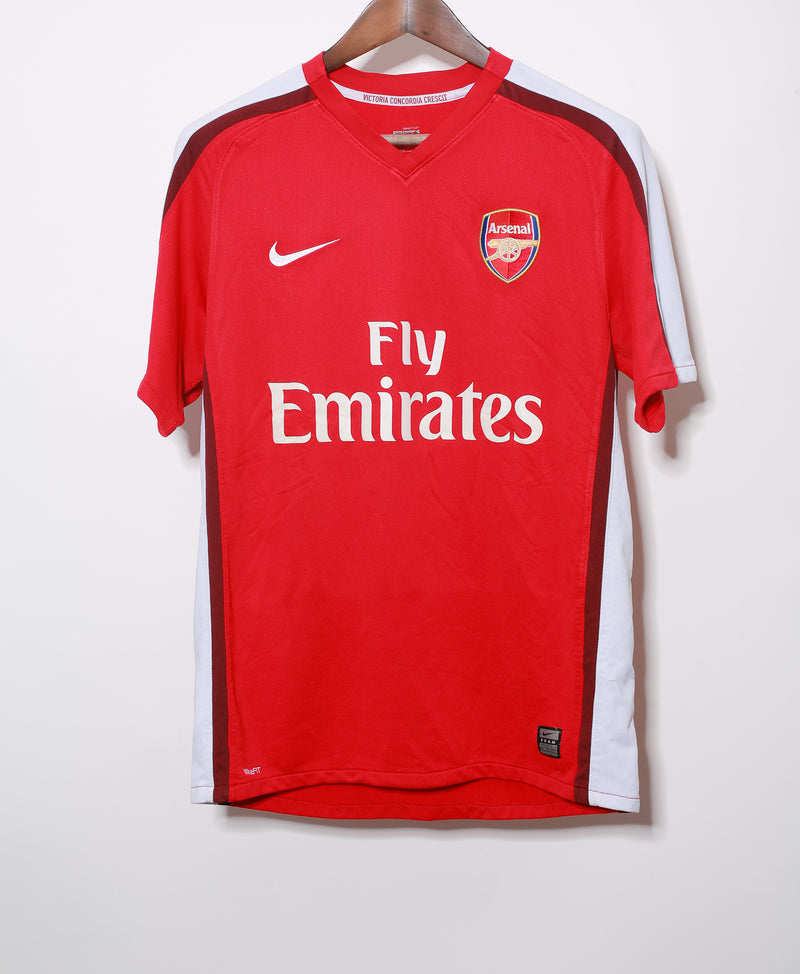 Arsenal 2008-09 Vela Home Kit (L)
