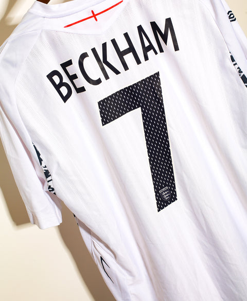 England 2008 Beckham Home Kit (XL)