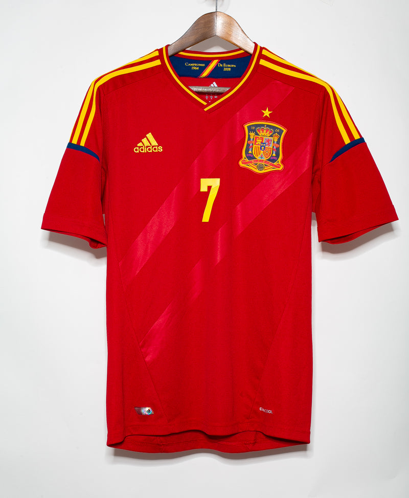 Spain 2012 David Villa Home Kit (M)