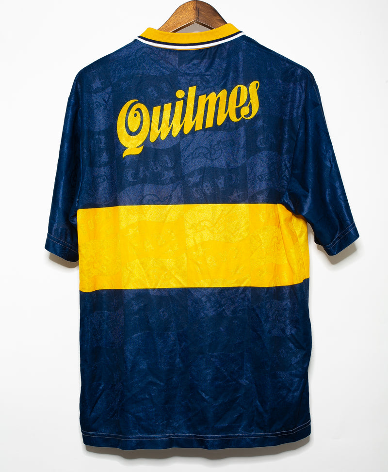 Boca Juniors 1995 Home Short Sleeve Retro Jersey [Free Shipping]