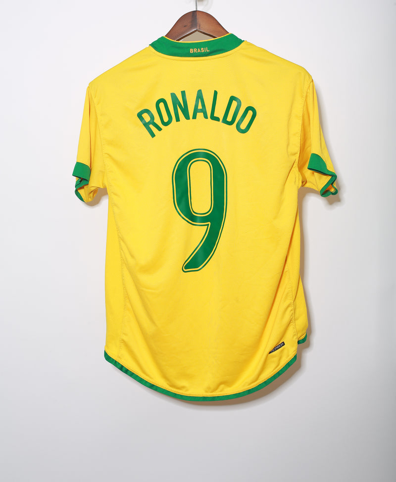 Brazil 2006 World Cup Ronaldo Home Kit (M)