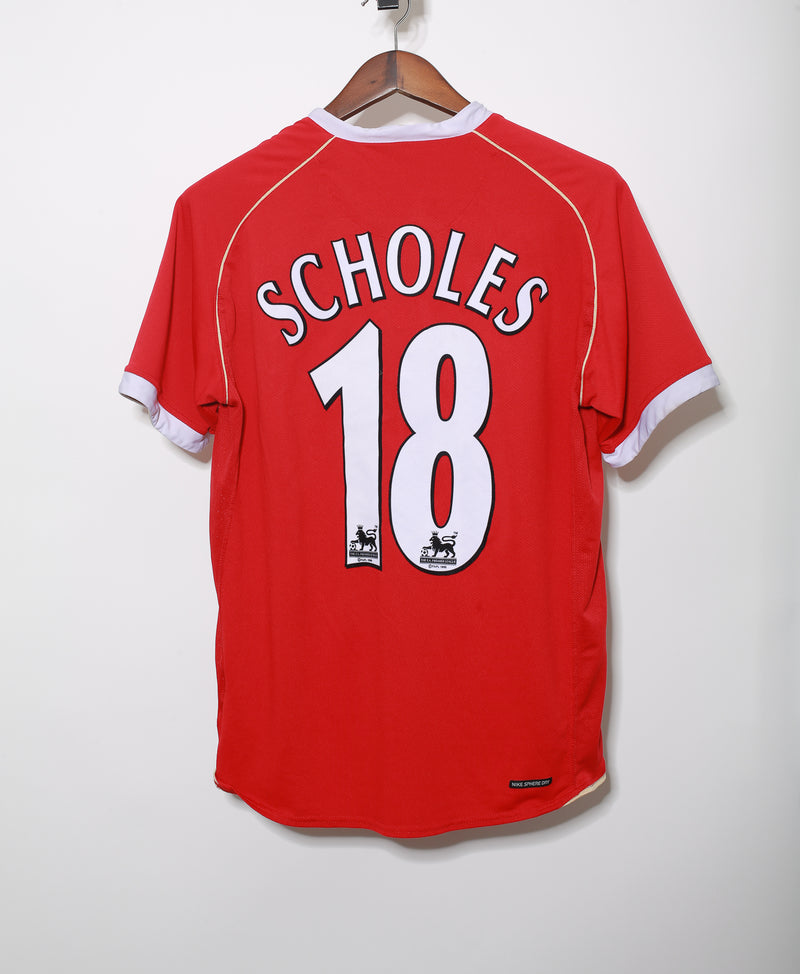Manchester United 2006-07 Scholes Home Kit
