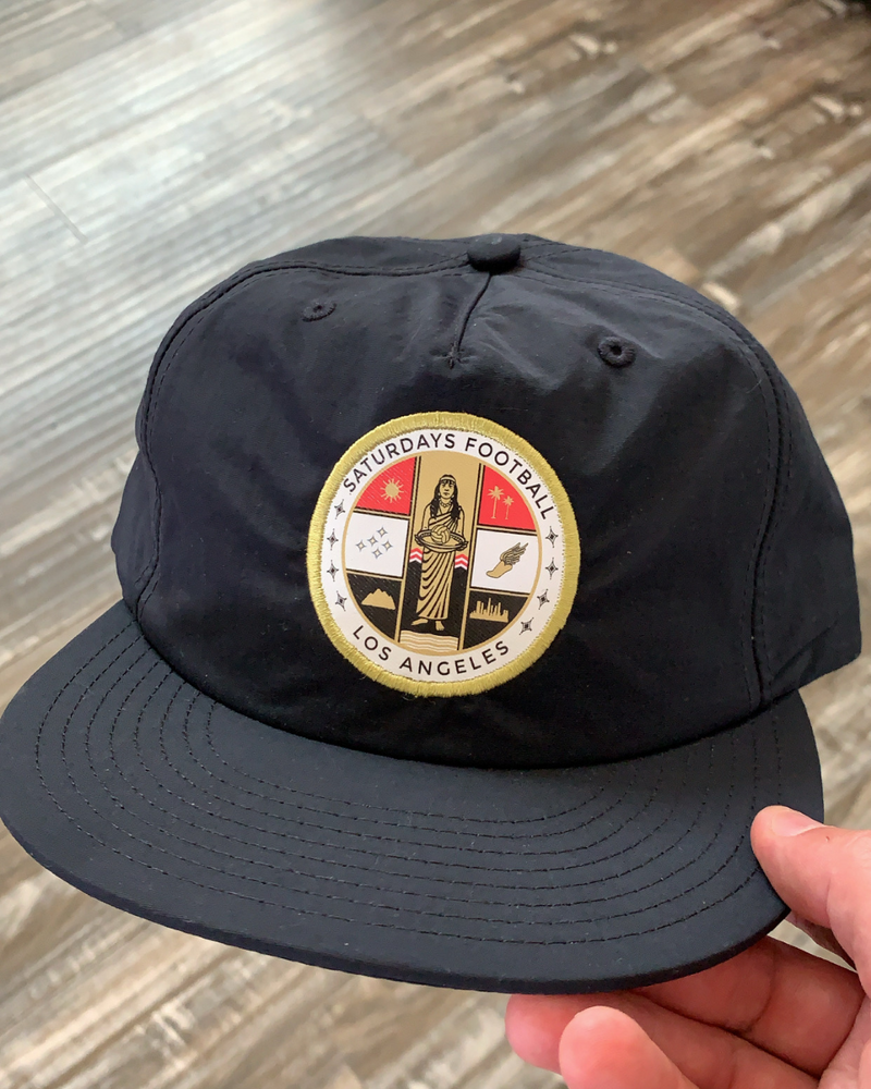 City Badge Surf Cap - Black