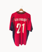 1998/1999 Spain Luis Enrique #21 Home Kit