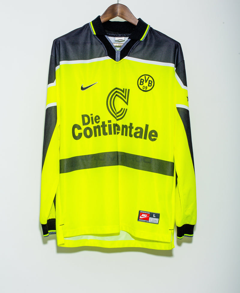 Borussia Dortmund 1997 Long Sleeve Home Kit