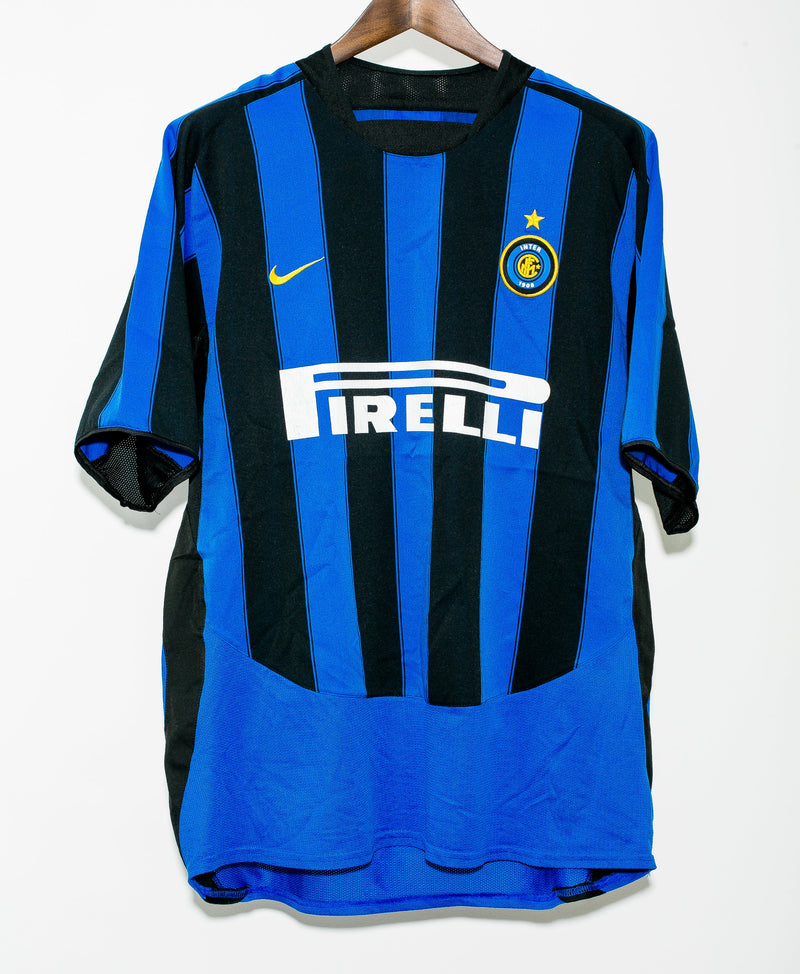 Inter Milan 03/04 Vieri Home Kit ( XL )