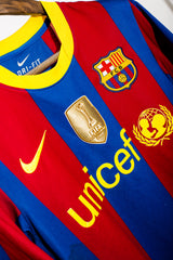 Barcelona 2010/11 David Villa Home Kit