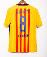 Barcelona 2015 Iniesta Away Kit