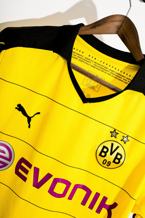 2015 Borussia Dortmund Aubameyang Home Kit ( L )