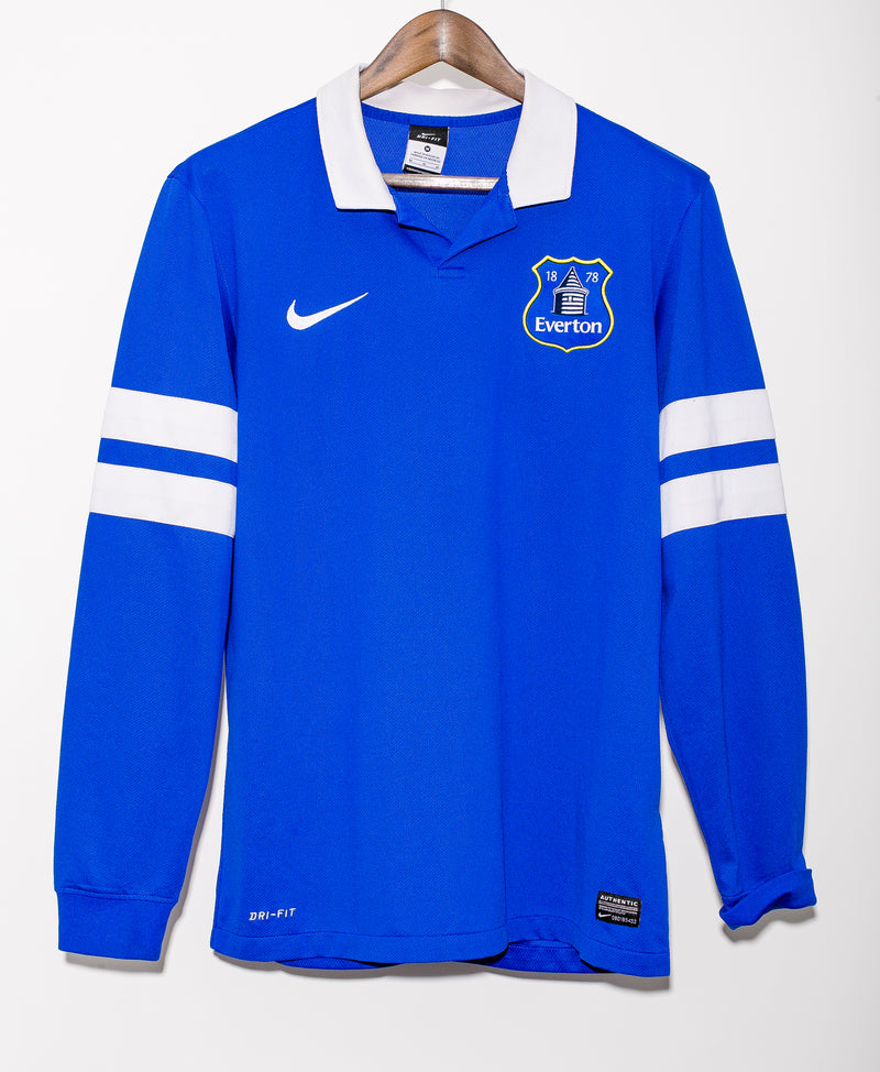 Everton 2013 Long Sleeve Home Kit