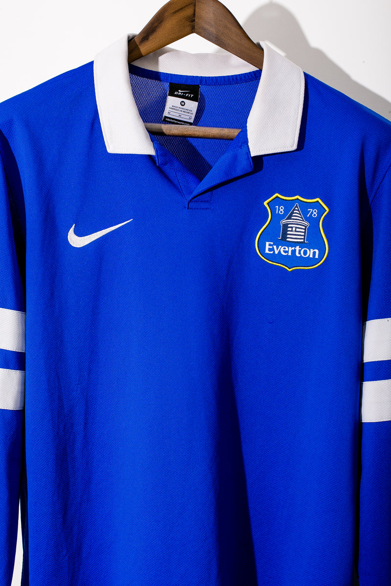 Everton 2013 Long Sleeve Home Kit