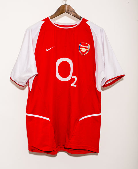 2002 - 2004 Arsenal Home Kit Bergkamp #10 ( L )