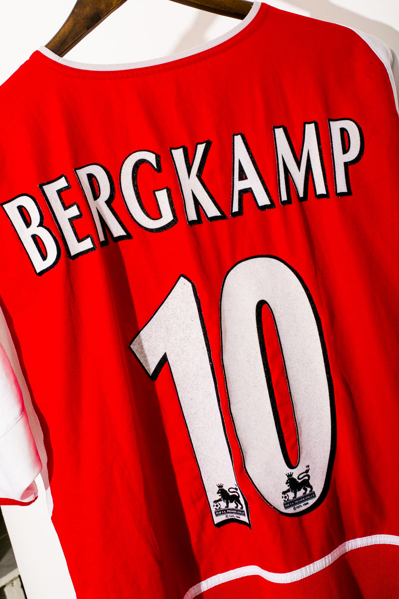 2002 - 2004 Arsenal Home Kit Bergkamp #10 ( L )