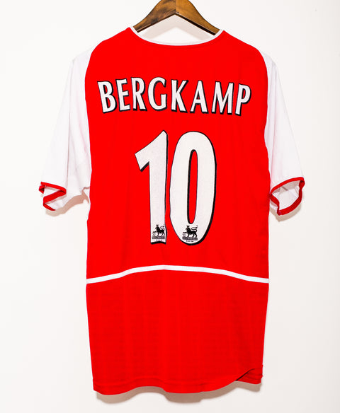 2002 - 2004 Arsenal Home Kit Bergkamp #10 ( L )