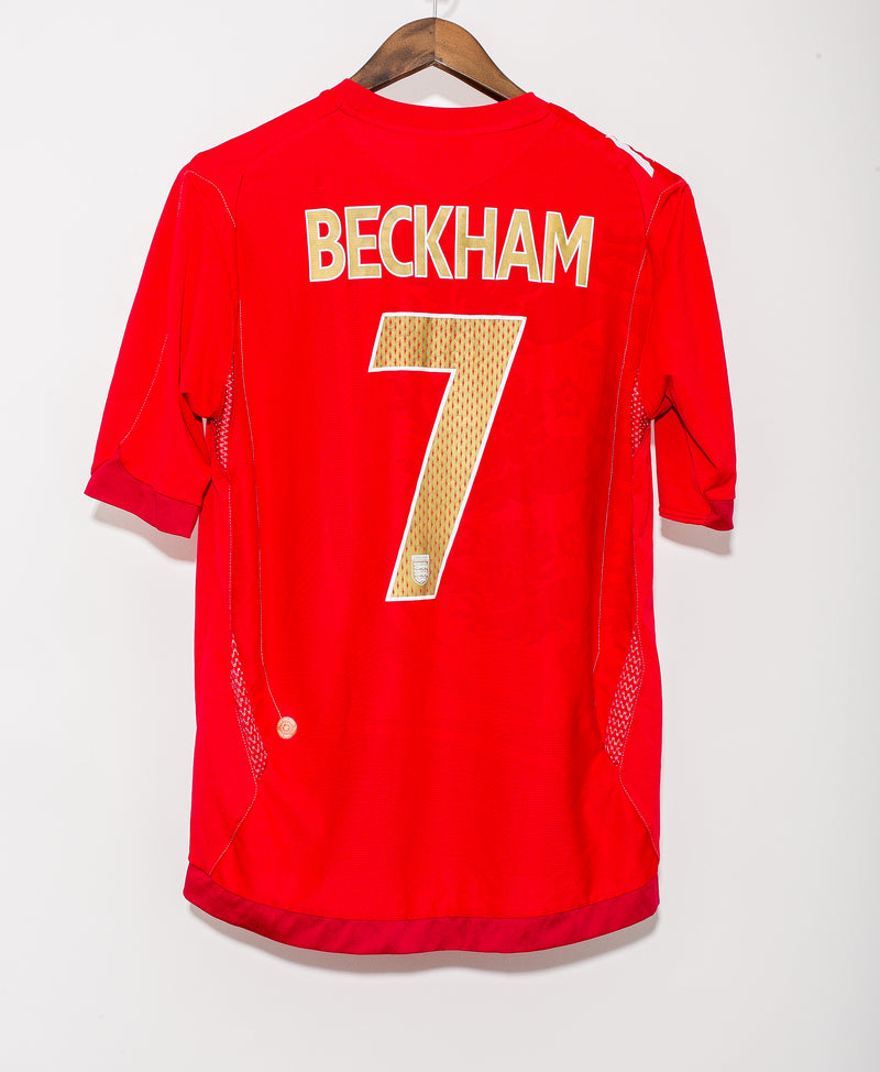 England 2006 - 2008 Away  #7 David Beckham ( L )
