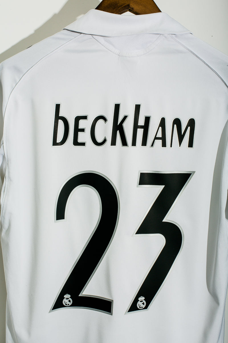 2005 - 2006 Real Madrid Home #23 David Backham ( M )