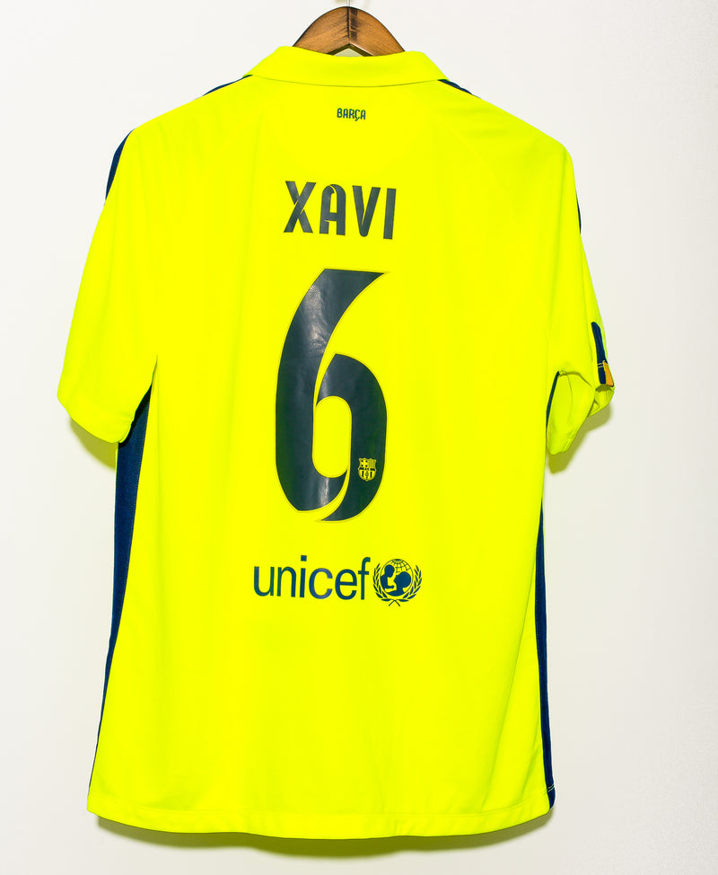 Barcelona 2014 Xavi 3rd Kit