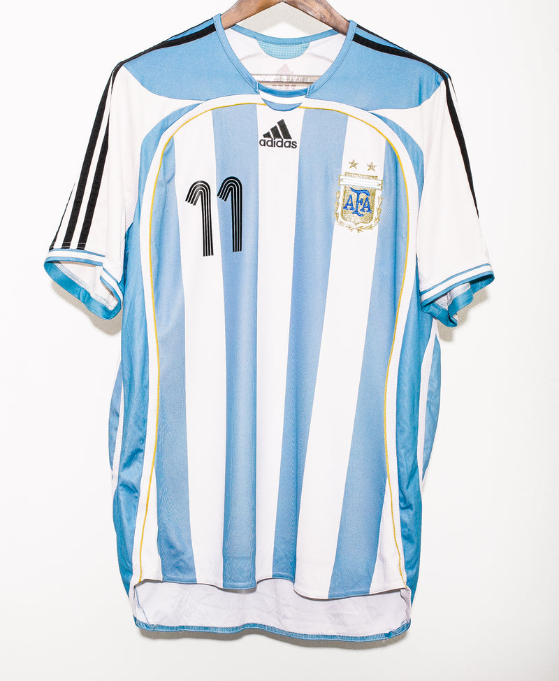Argentina 2006 World Cup Tevez Home Kit