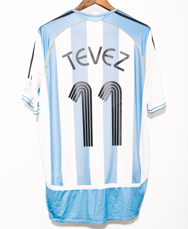 Argentina 2006 World Cup Tevez Home Kit