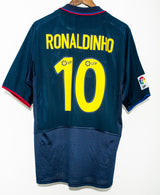 Barcelona 2002/03 Ronaldinho Away Kit ( XL )
