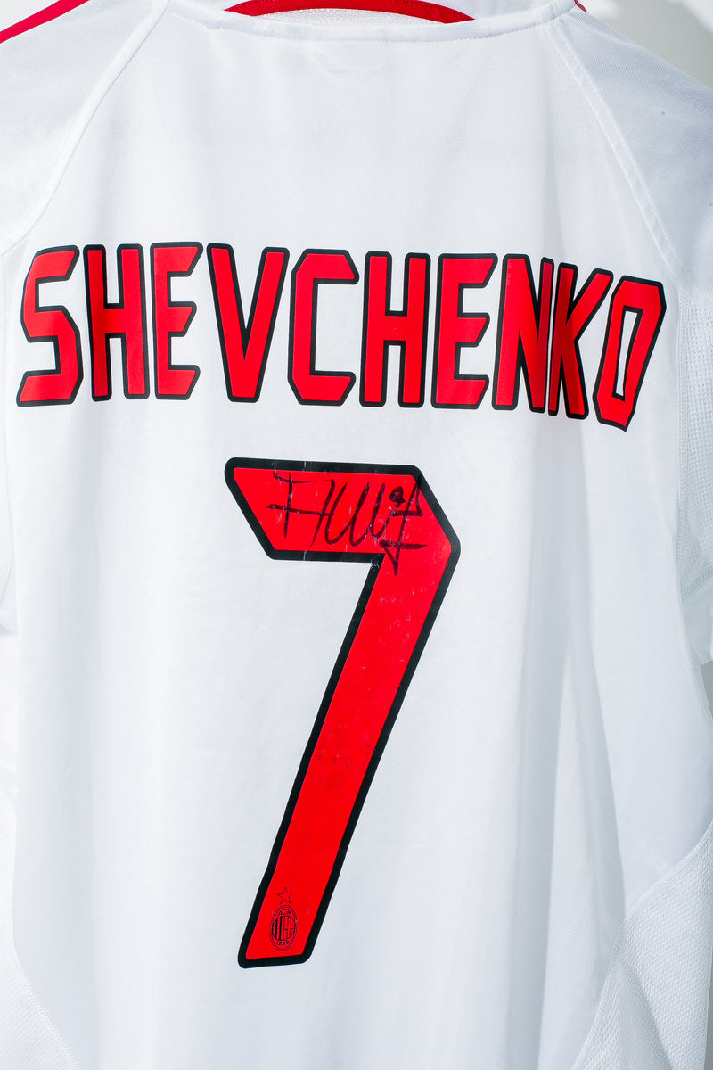 AC Milan 2004 Shevchenko Signed Away Kit