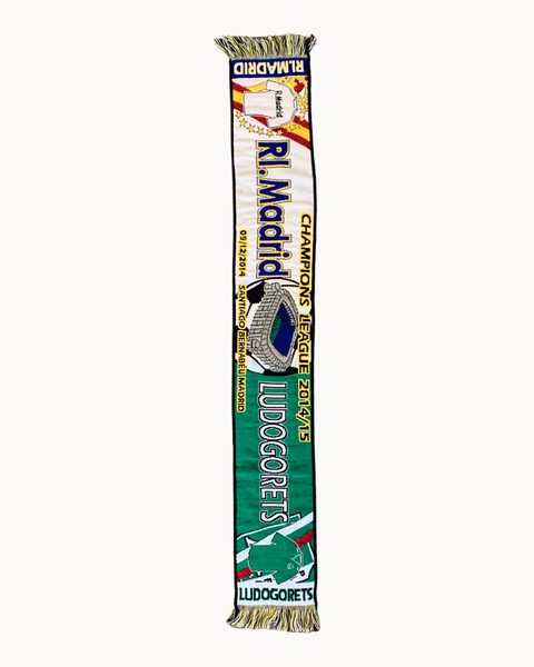 Real Madrid Champions League Match Vintage Scarf