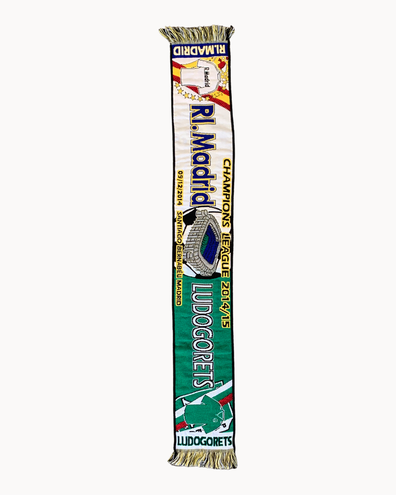 Real Madrid Champions League Match Vintage Scarf