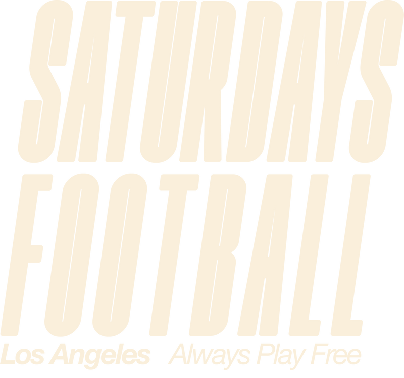 Saturdays Football Ivory Logo Los Angeles Hoodie